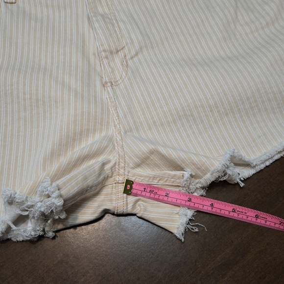 LC Lauren Conrad Striped Jean Shorts - Picture 11 of 13